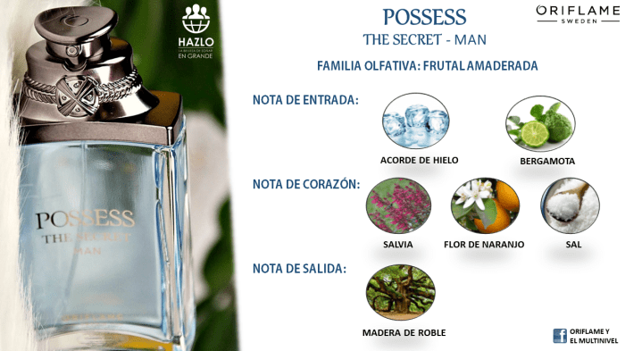 Possess The Secret Man - Pirámide Olfativa